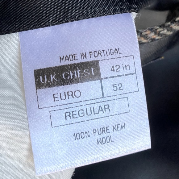 Harris Tweed Alexander London Gray Wool Sport Coat 52 - Picture 17 of 17